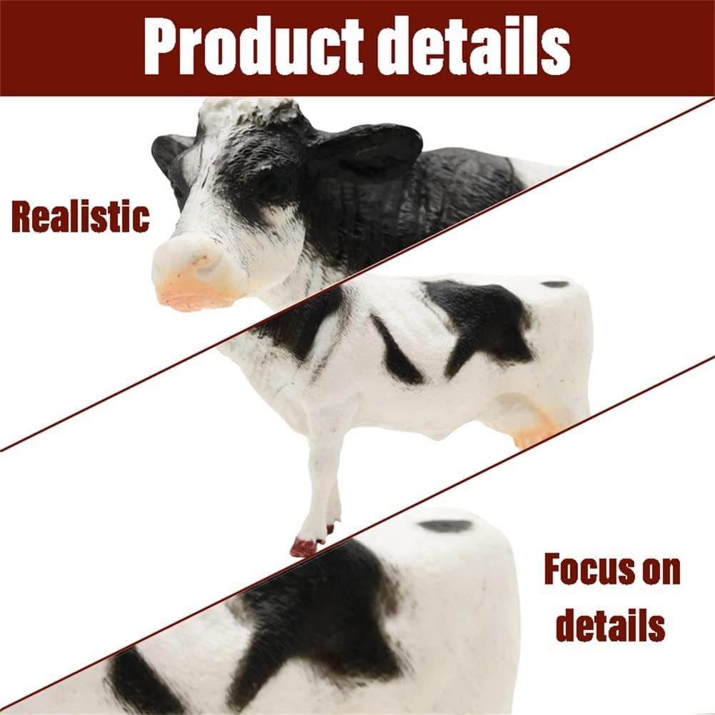 BOLZRA Mini Barn Playset, 66PCS Plastic Animals Figurines and Fence, Farm Figures Farmer Vehicle Toy Truck with Trailer for 3-12 Years Old Kids Boys Girls Toddlers