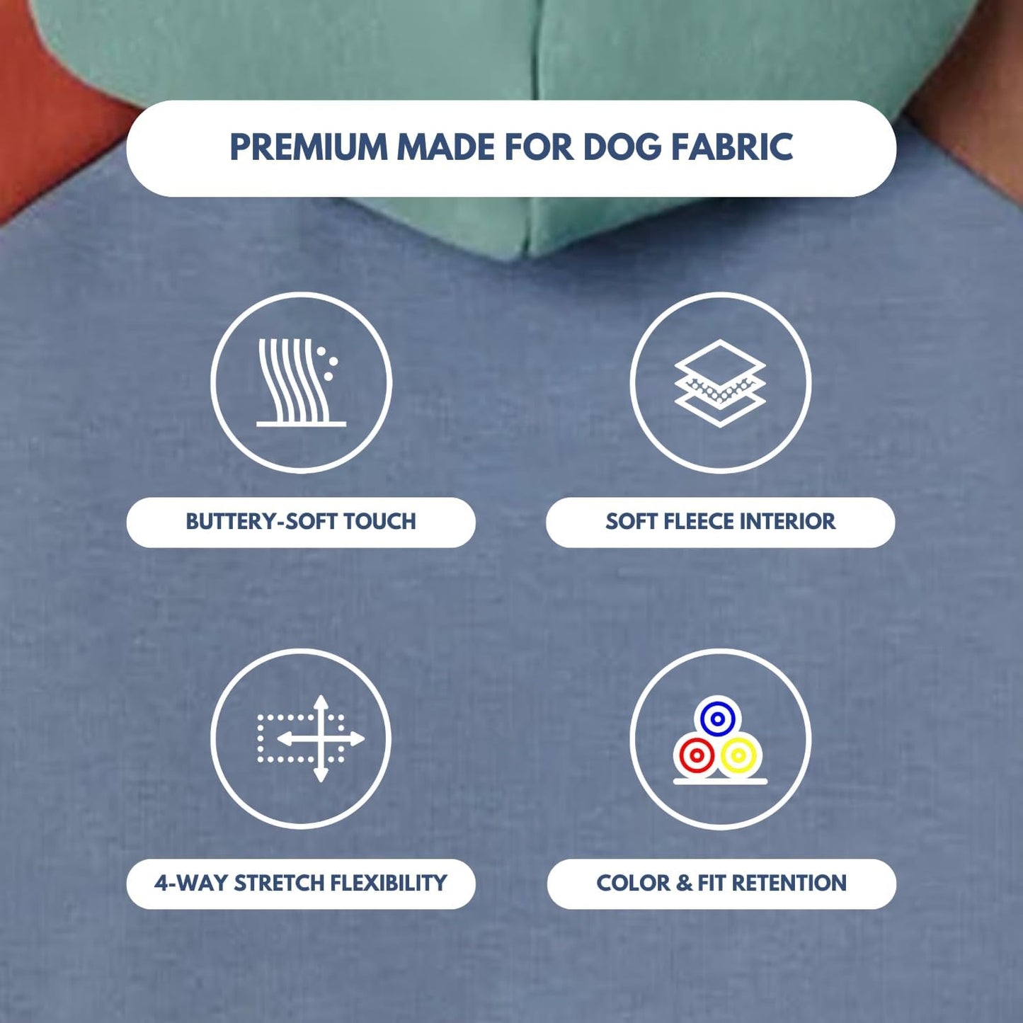 Spark Paws Dog Hoodie – Premium Dog Sweater for Small, Medium, and Large Dogs | Warm Outfits for French Bulldogs, Pitbull, Puppy, Winter Jacket Alternative - Alpine - 5XL