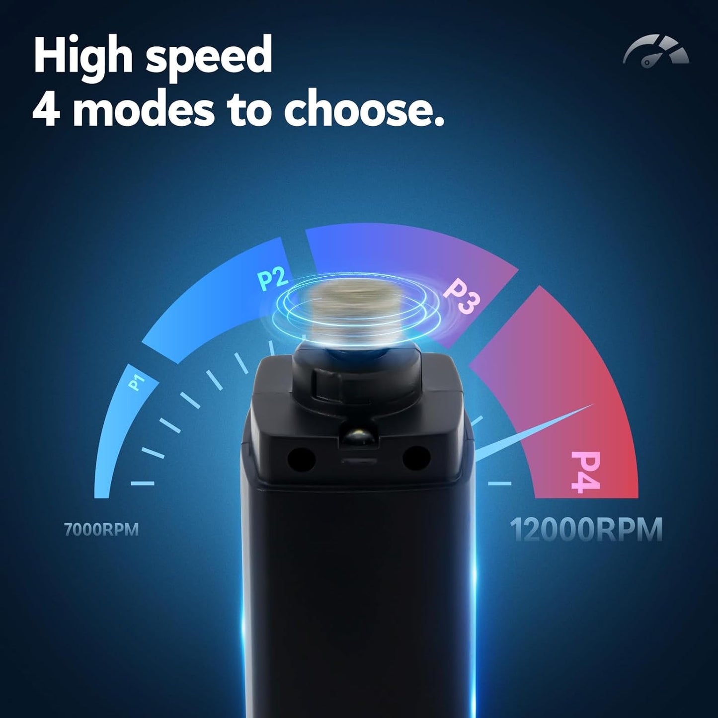 Rechargeable Dog Nail Grinder with 4-Speeds,Pet Claw Trimmers with 2 Modes Lighting UV, Nail Clippers for Small Medium and Large Dogs and Cats, Animal Nail Care,Grooming (Black)