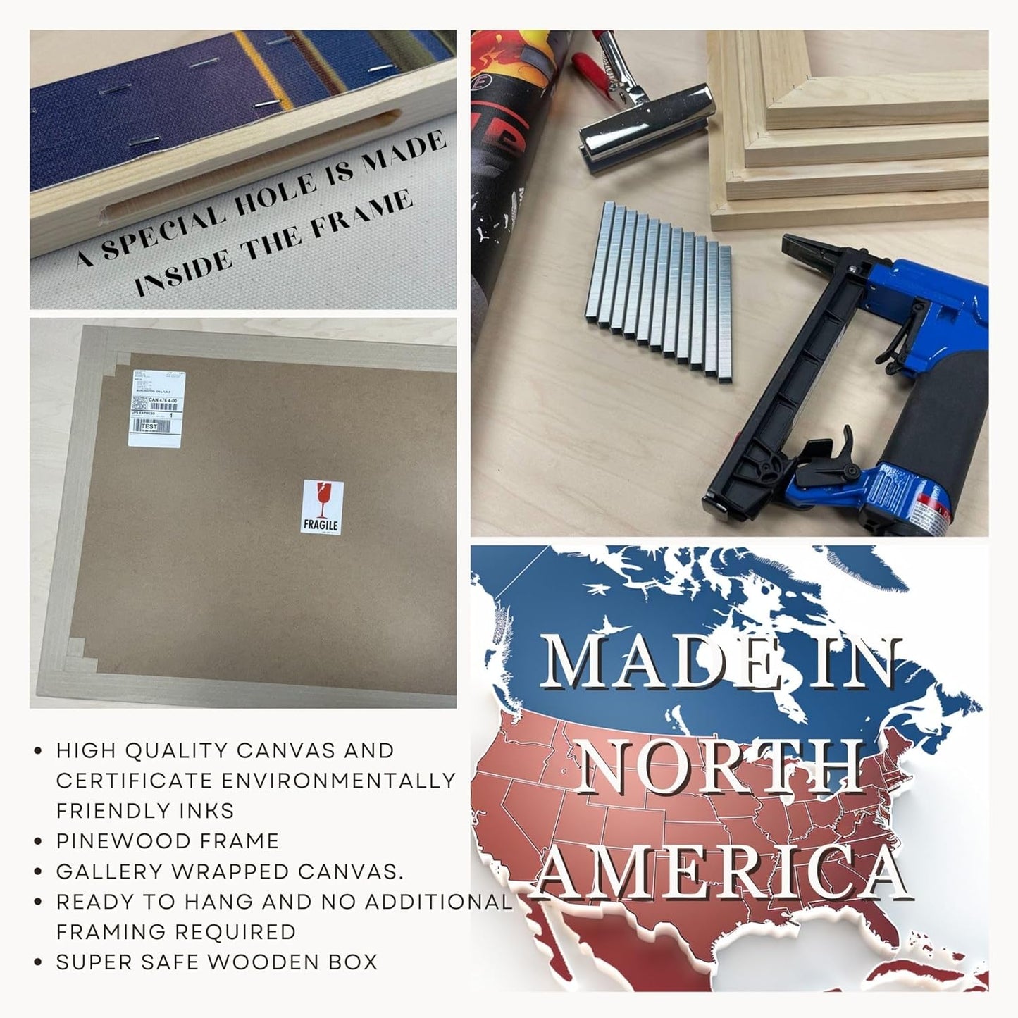 Nature Wall Art Prints - Ocean Forest Mountain Lake Canvas Landscapes - Small to Extra Large Living Room Bedroom Kitchen Bathroom Décor (Golf Course with Stone Bridge, 35L" x 53W" - 3 Panels)