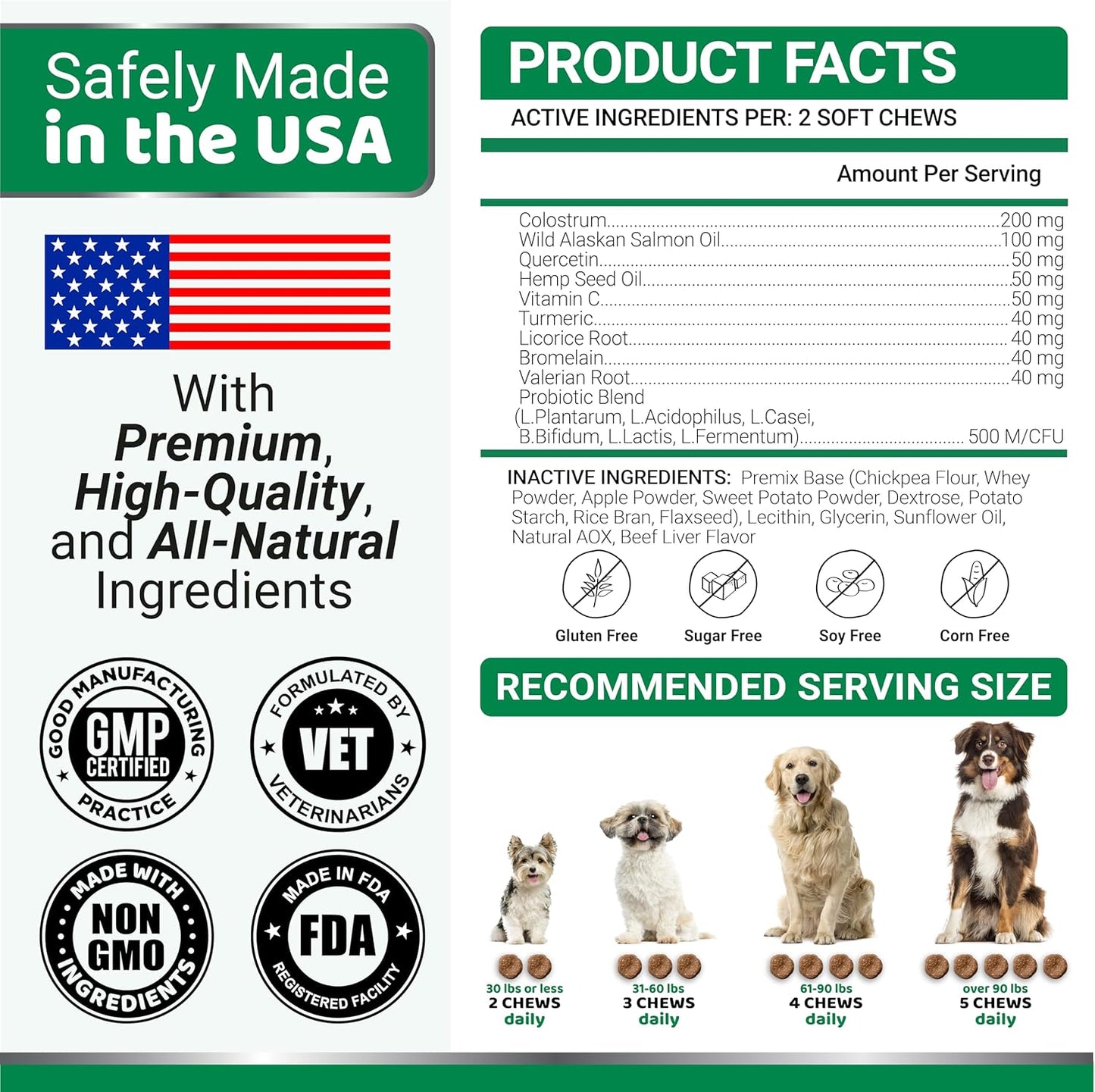 Dog Allergy Relief Chews - Dog Itching Skin Relief Treatment Pills - 170 Treats - Anti-Itch - Itchy and Paw Licking - Hot Spots - Omega 3 Fish Oil - Dry Skin & Coat Supplement - Beef Liver Flavor