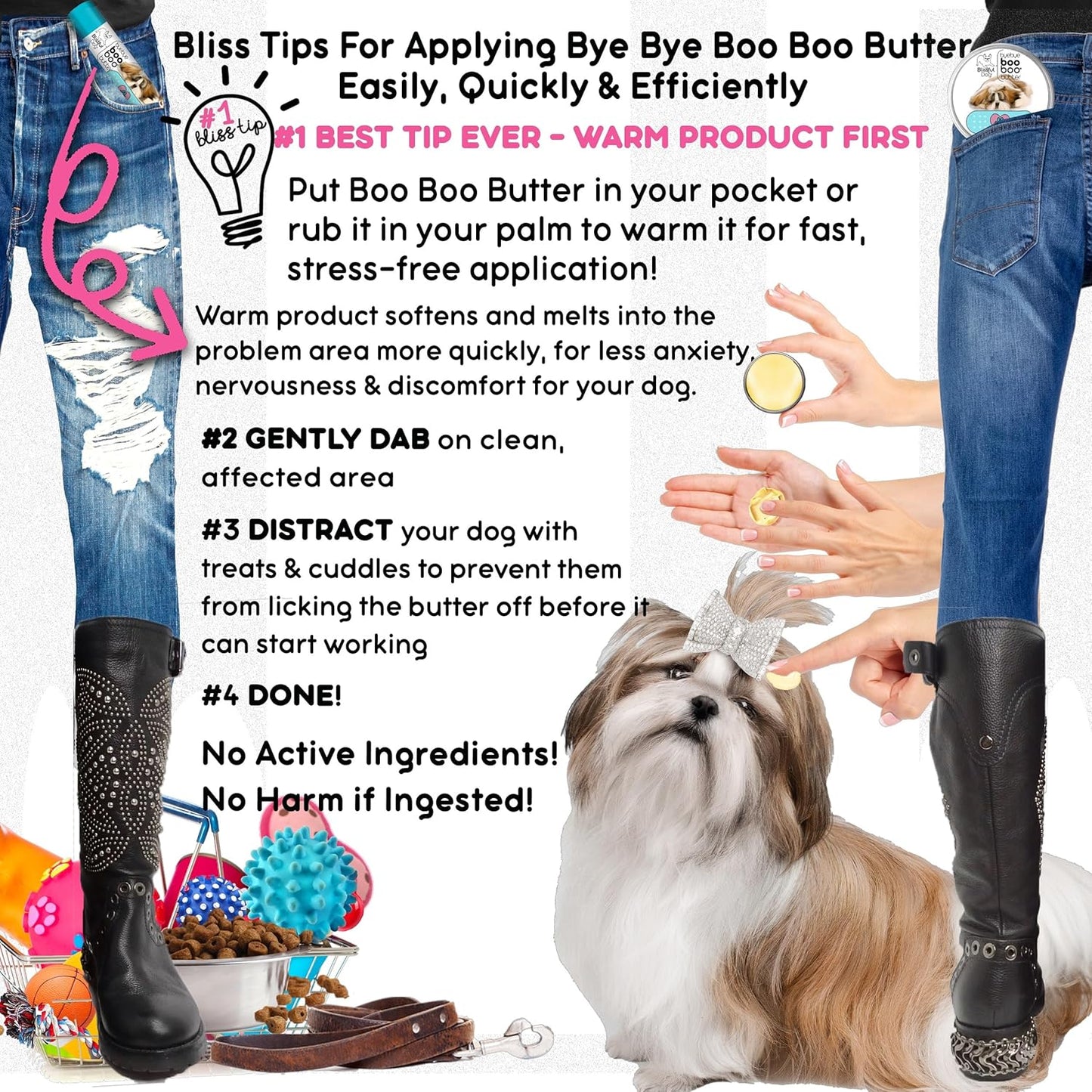 The Blissful Dog Shih Tzu Boo Butter, 1 oz