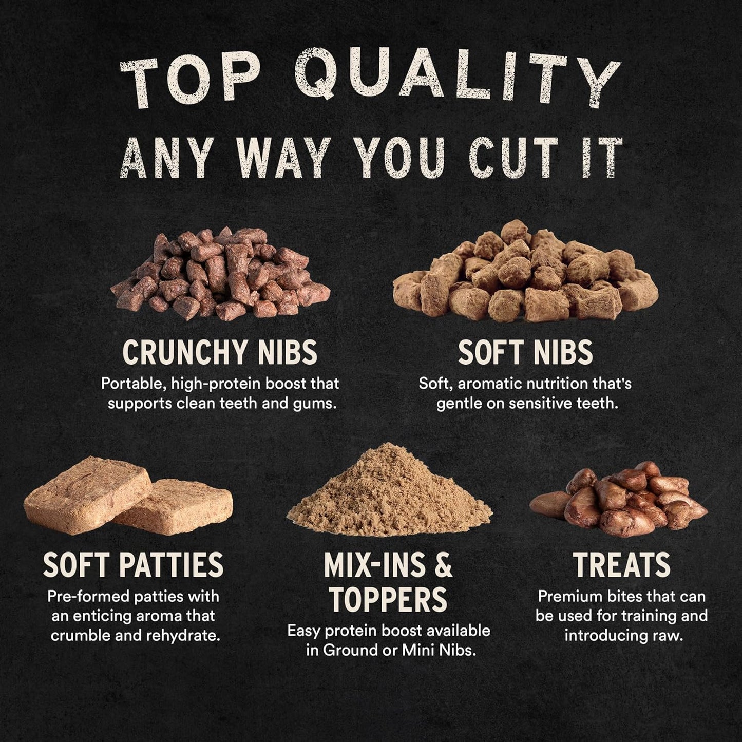 Vital Essentials Freeze Dried Raw Cat Food, Rabbit Mini Patties Entree, 15 oz