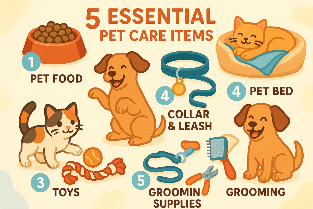 5 Must-Have Essentials for a Happy and Healthy Pet