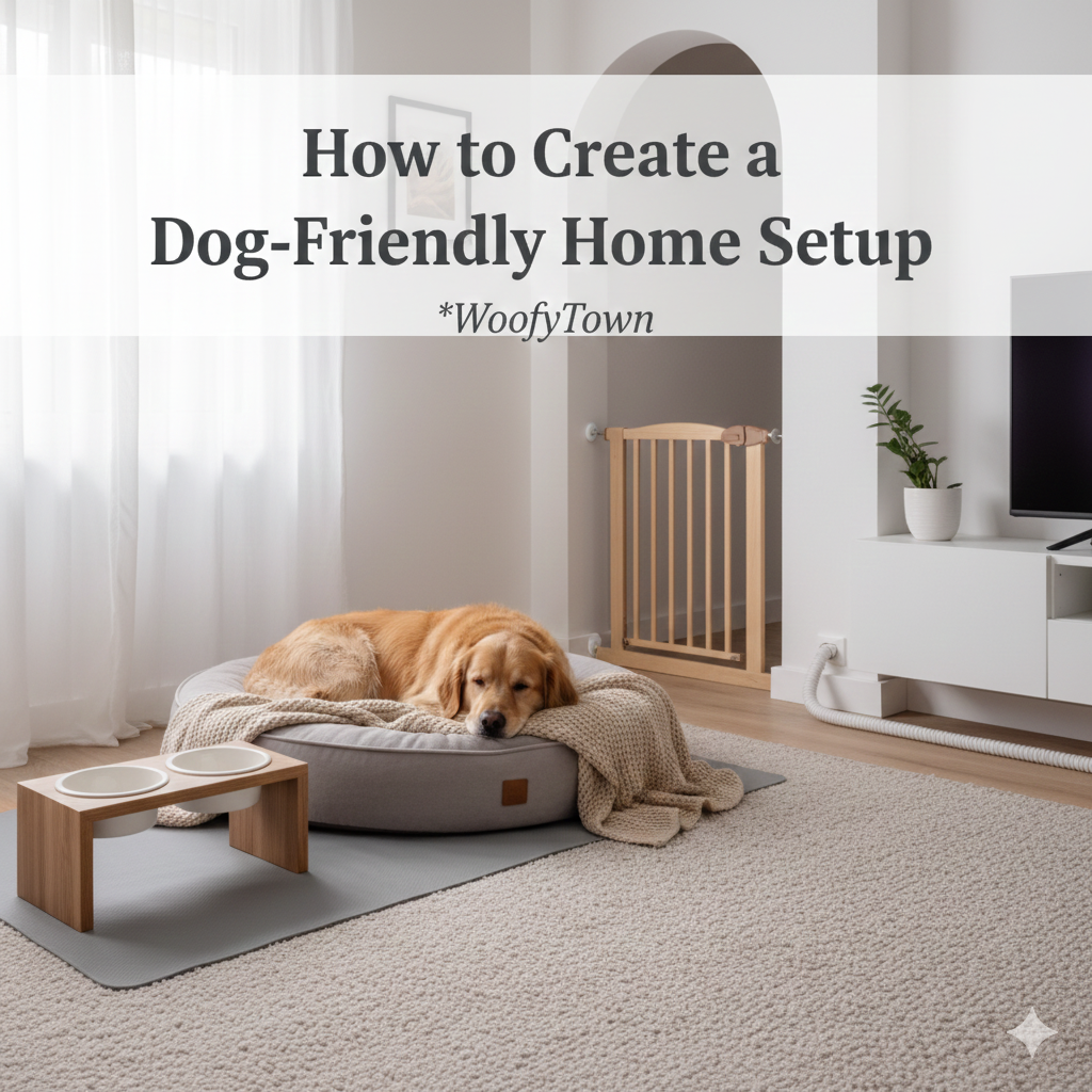 🐾 How to Create a Dog-Friendly Home Setup