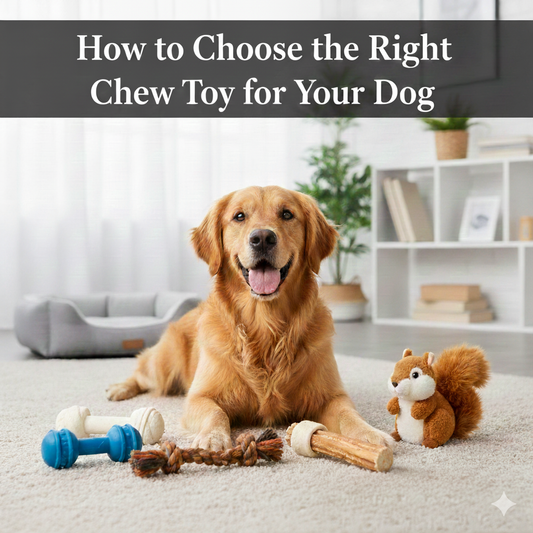 🐶 How to Choose the Right Chew Toy for Your Dog 🦴