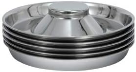 Stainless Steel Puppy Kitten Dish Whelping Weaning Dishes Feeder 11.8inch (2 Pack)