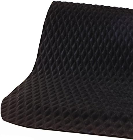 American Floor Mats Hog Heaven 5/8 inch Black & Black Border 4' x 12' Nitrile Backed Anti-Fatigue Comfort Mat