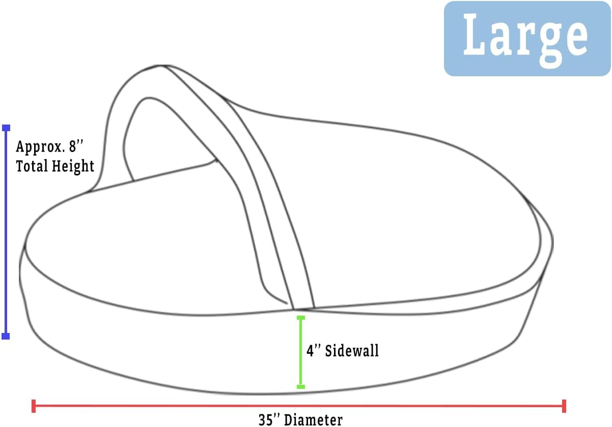 Snoozer Luxury Microsuede Cozy Cave Pet Bed, Show Dog Collection, Large, Merlin Camel