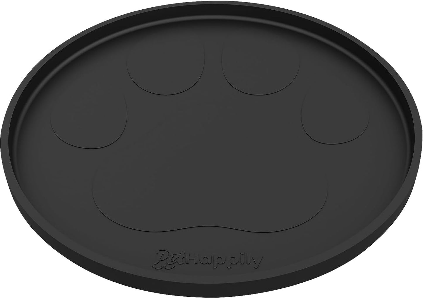 Dog Food Mat Round 10" - Raised Edges Dogs Mat for Food and Water Prevent Spill, Waterproof Cat Food Mats Protect Floors, Easy Clean Dog Bowl Mats for Food and Water, Silicone Pet Feeding Placemats