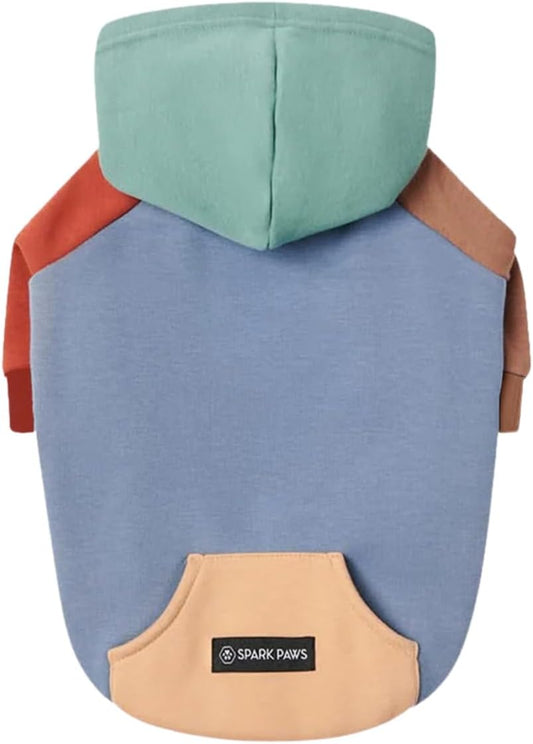 Spark Paws Dog Hoodie – Premium Dog Sweater for Small, Medium, and Large Dogs | Warm Outfits for French Bulldogs, Pitbull, Puppy, Winter Jacket Alternative - Alpine - XL