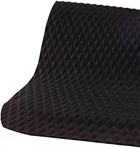 American Floor Mats Hog Heaven 5/8 inch Black & Black Border 5' x 8' Nitrile Backed Anti-Fatigue Comfort Mat