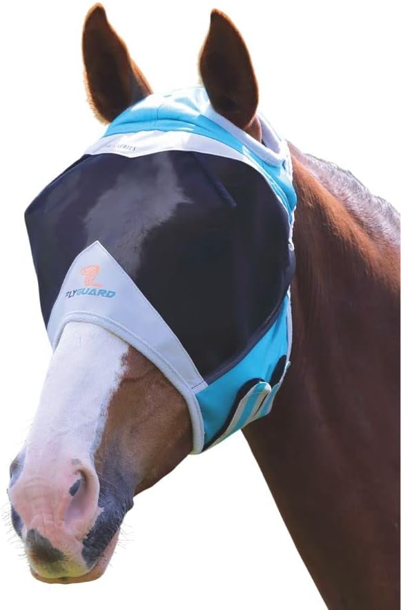 Shires Fly Guard Fine Mesh Horse Fly Mask with Ear Holes