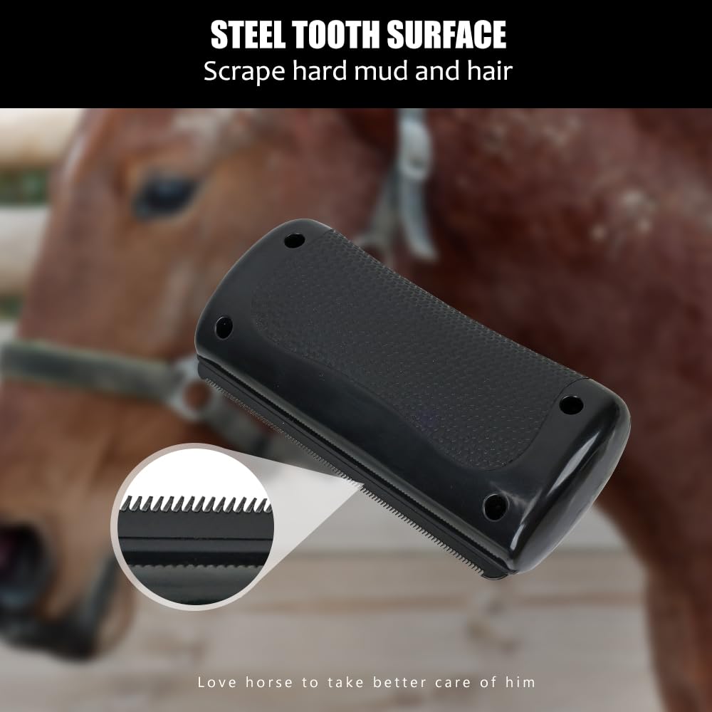 MAXIMILIAN Deshedding Brush for Dogs Cats Horses Undercoat Tool for Large and Small Pets Comb Removes Loose Dirt Hair and Fur Professional Pet Groomer