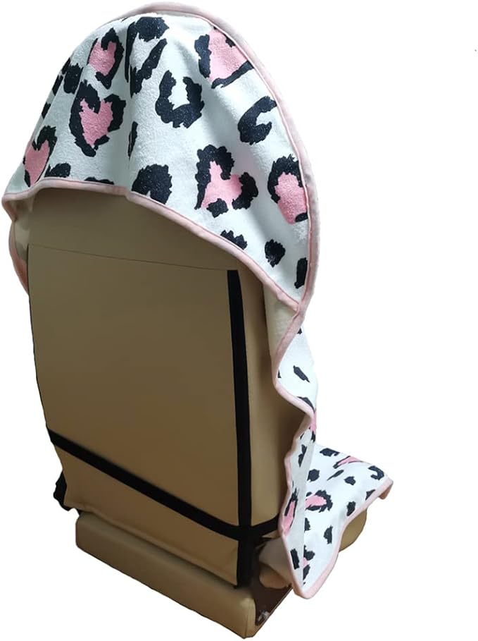 Car Seat Cover Protector Front Seats,for Gym Workout,Running,Swimming,Beach and Hiking,Waterproof Sweat Towel Bucket Seat Covers for Cars SUV Trucks (Leopard Print, 2Pcs)