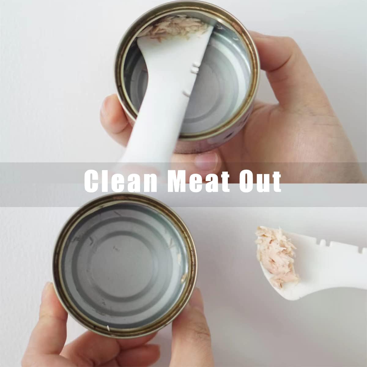 Meow&Woof Cat Food Can Lid and Spoon, BPA Free Silicone Cover for Animal Wet Food Storage, Reusable Topper for 3/5 /5.1/5.5/12/ 13 oz Cans Refrigerator Fresh Wash Machine Apply （2Pack）