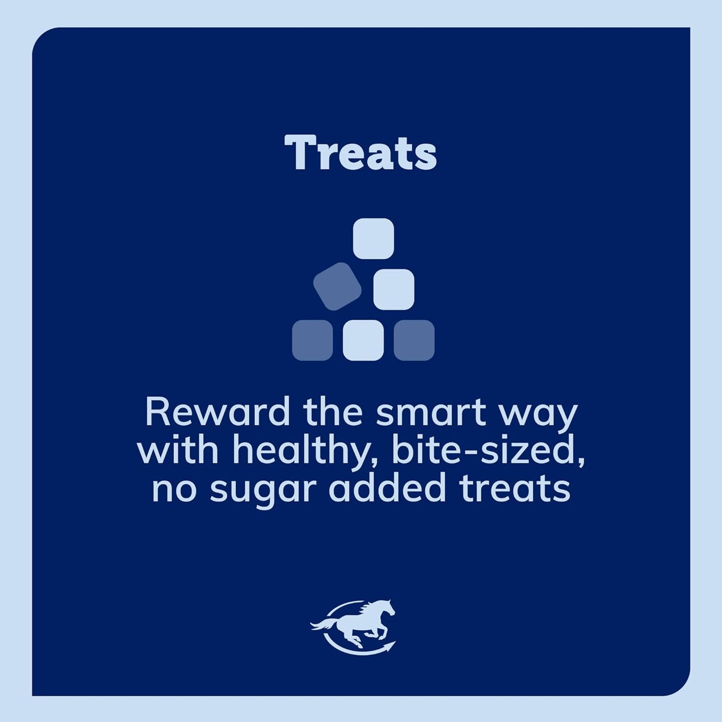 Uckele by SmartEquine Equi Treats Bite-Sized Pellets | Horse Treats with No Sugar Added | High Fiber Cookies for Horses | Suitable Reward for Training | Apple Pie Flavor | 4 lb Bag