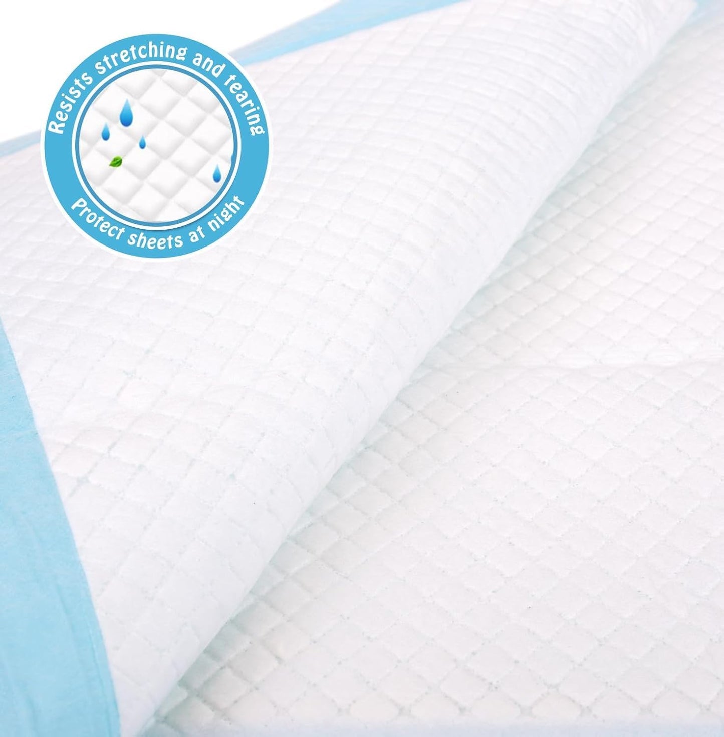 Disposable Bed Pads for Incontinence 23" x 36" - 20 Count, Leak-Proof Chucks Pads for Adults, Kids and Pets, Absorbent Disposable Underpads, Incontinence Bed Pads Disposable for Beds
