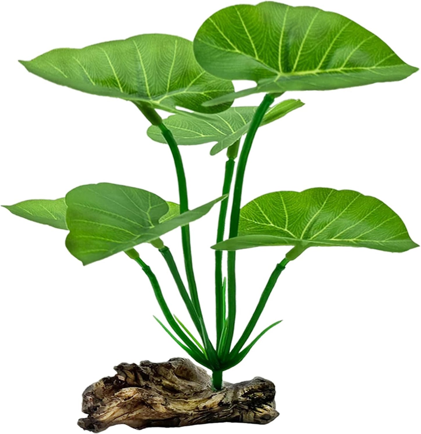 Aquarium Decor Fish Tank Plant Decorations 6-in Betta Leaf Hammock, Artificial Silk Aquarium Plants Realistic for Betta Fish Tank Accessories, Goldfish, Reptile Plants Decor Driftwood