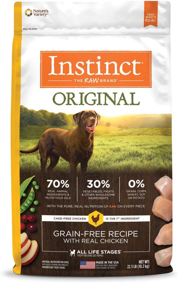 Instinct Original Chicken Dry Dog Food, 22.5 lb. Bag