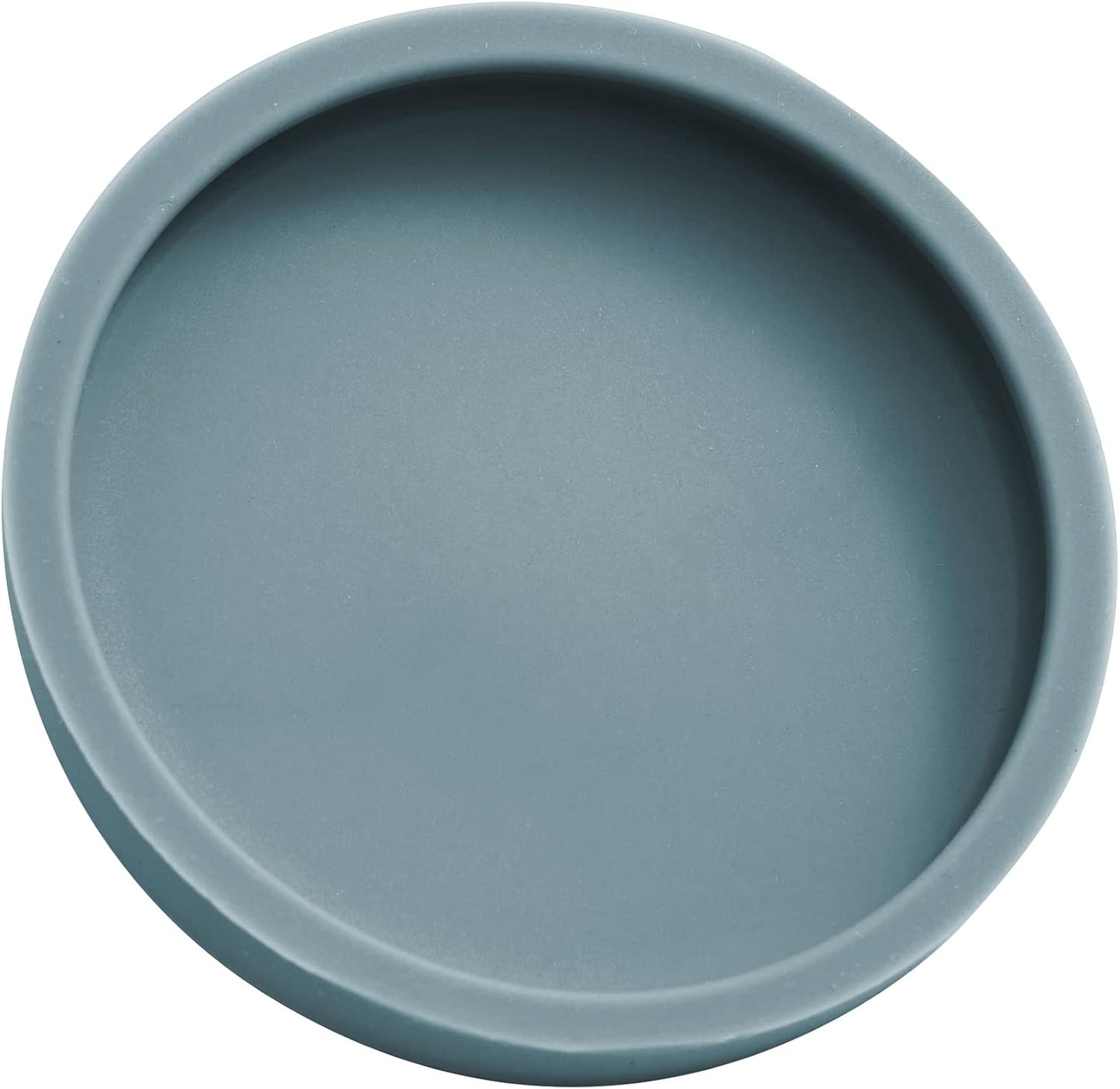 OHMO 2 Pack Cat Food Can Lids, Small Size (3 oz) Silicone Pet Food Can Lids Covers for 2.5 oz Cat Food Cans, Light Blue