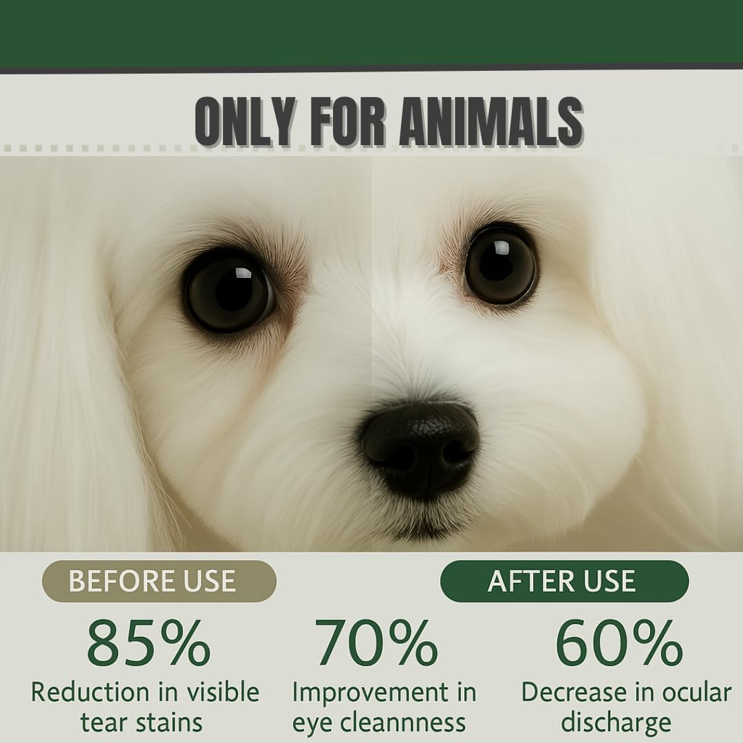 Pet Eye Cream Health, Premium Eye Cream for Cats, Dogs, Cattle, Sheep, Horse and Bird 3.5 gr/1 Tube for All Pets, Premium Tube Cream