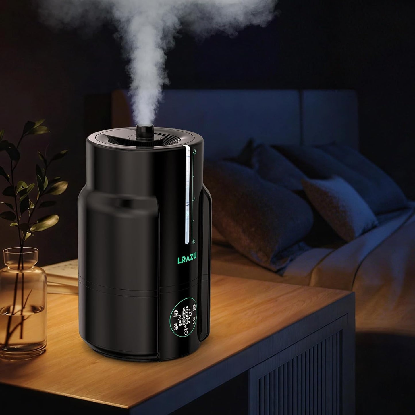 6L Humidifier for Plants, Reptile Mister System Foggers for Home Indoor, Smart Humidifier with Timer for Grow Tent, Mushroom, Houseplants, Reptile Tank and Accessories - 40H 22dB Remote Control