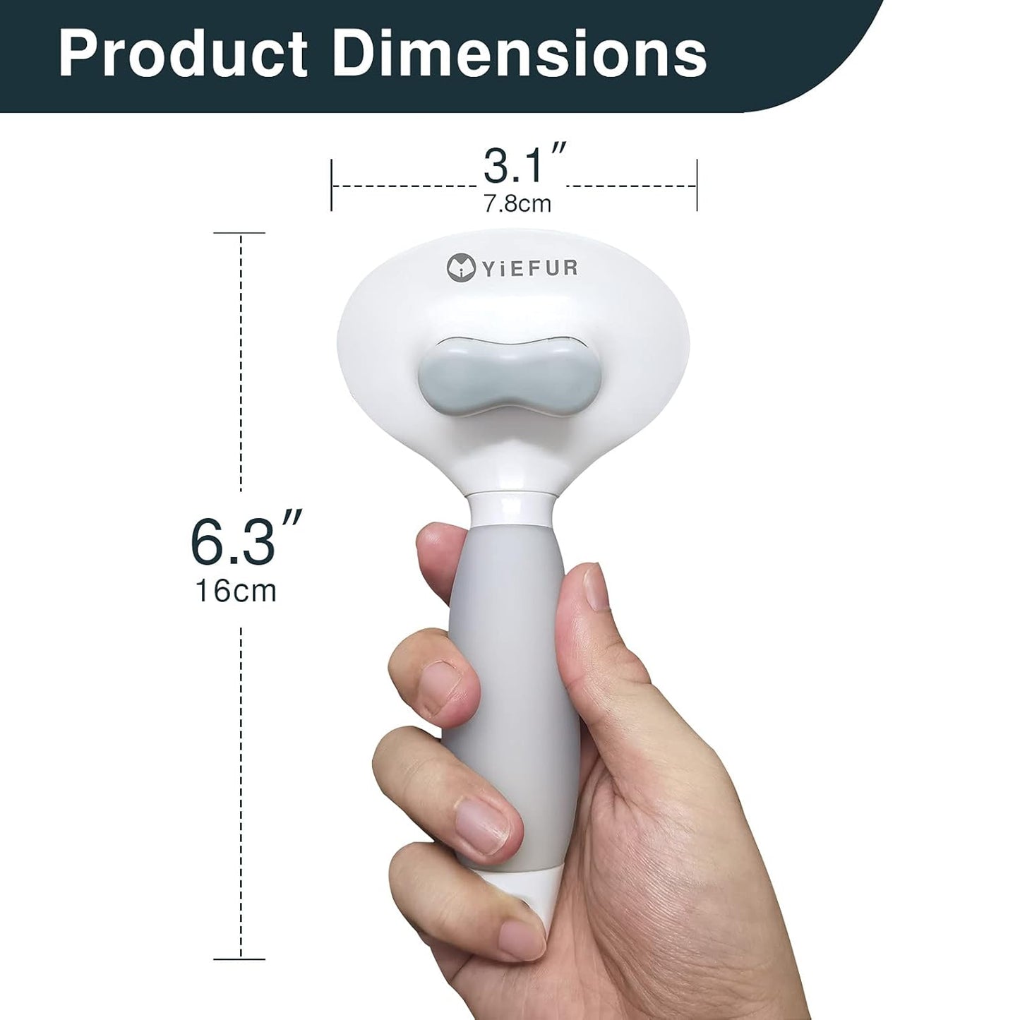 Cat Hair Brush,Cat Brush for Shedding,Soft Silicone Self Cleaning Brushes for Short and Long Haired Cats for Grooming and Shedding