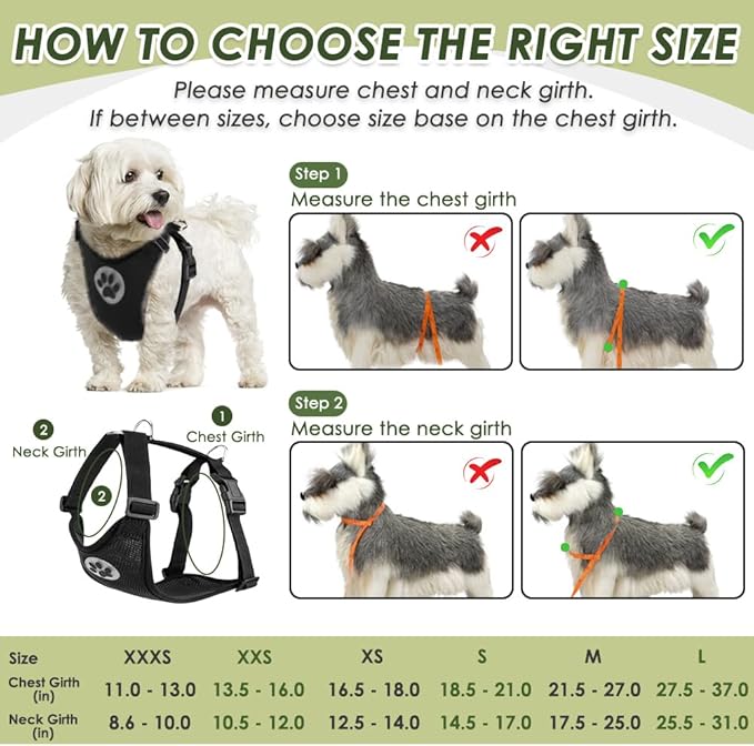 SlowTon Dog Seat Belt Harness for Car, Dog Car Harness Adjustable Mesh Breathable & Dog Seatbelt Safety Tether with Elastic Bungee for Small Medium Large Pets(Black, Single Clip, L)