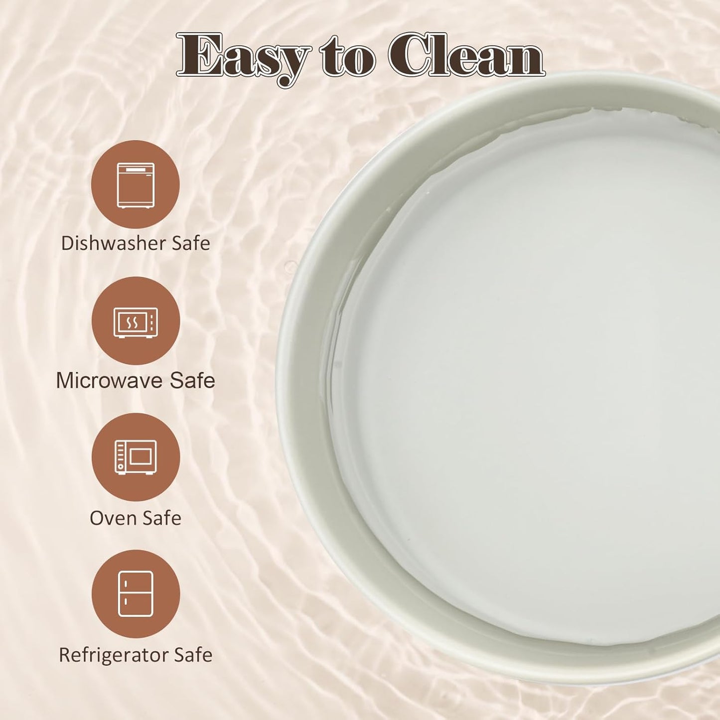 SPUNKYJUNKY Raised Ceramic Dog Bowls Set with Non-Slip Acacia Wood Stand for Medium Sized Dog(42.27 OZ, Gray)