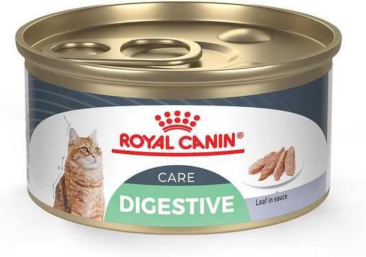 Royal Canin Feline Care Nutrition Digest Sensitive Loaf in Sauce Canned Cat Food, 3 oz., Case of 24