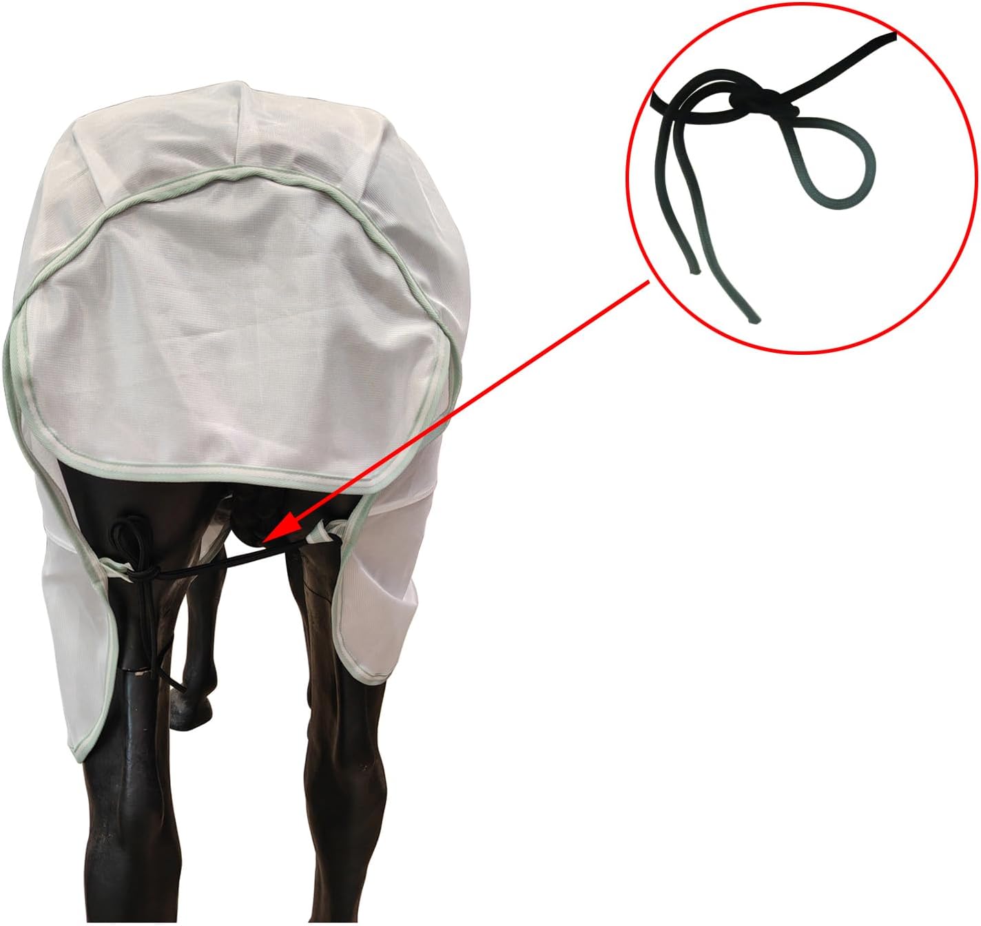 BARN & STABLE Breathable and Tear-Resistant Horse Fly Sheet with UV Protection Equine Summer Sheet Horse Fly Blanket with Removable Web Leg Straps