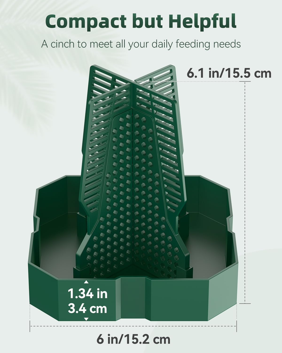 Pawfly Chameleon Feeding Bowl, Climbable Chameleon Feeder, Large Plastic Reptile Feeder Box, Bearded Dragon Food Container, Bug Bowl for Lizards, Geckos, and Frogs