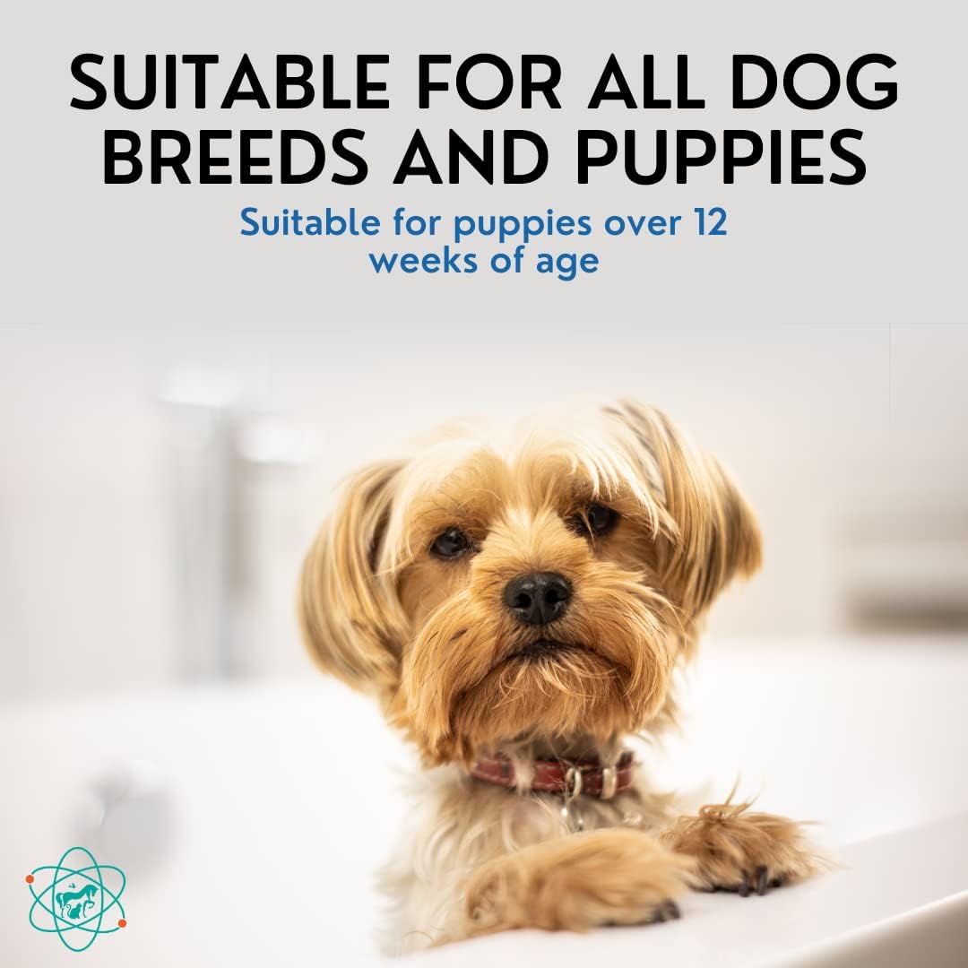 8 floz 5 in 1 Dog Shampoo for Itchy Skin - Sensitive Skin Dog Shampoo for Smelly Dogs - Dog Shampoos & Conditioners - Made in The USA