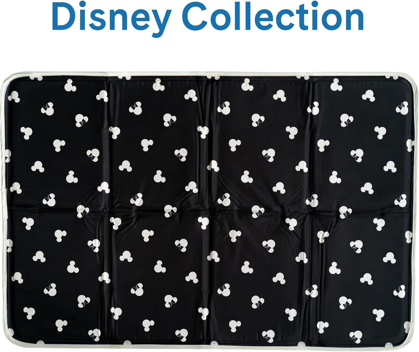 The Green Pet Shop Cool Pet Pad - Small, Disney’s Mickey & Minnie Mouse - Self-Cooling, Pressure Activated Mat for Dogs & Cats from 9-20 lbs - Non-Toxic Gel, No Water Needed