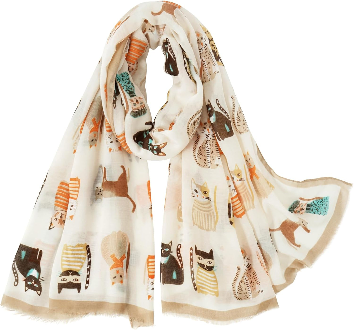 E-Clover Fashion Scarf for Women Lightweight Scarves Shawl Wrap for Spring/Summer Winter