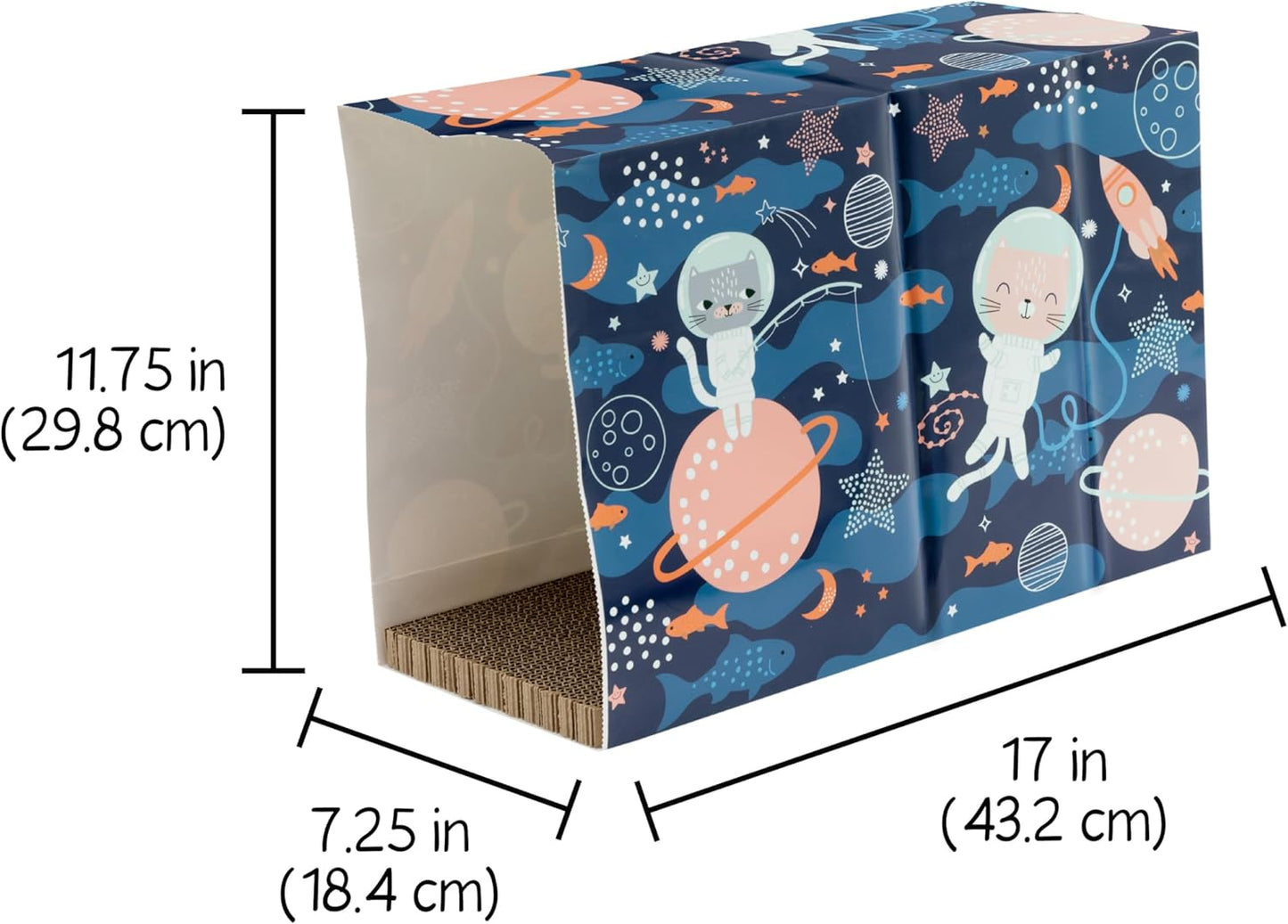 Kitty City Paper Bag Scratchers for Cats, Galatic Paper Bag 2-Pack