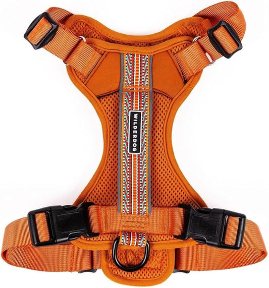 Wilderdog Lightweight Dog Harness with Reflective Straps - Medium - Sienna