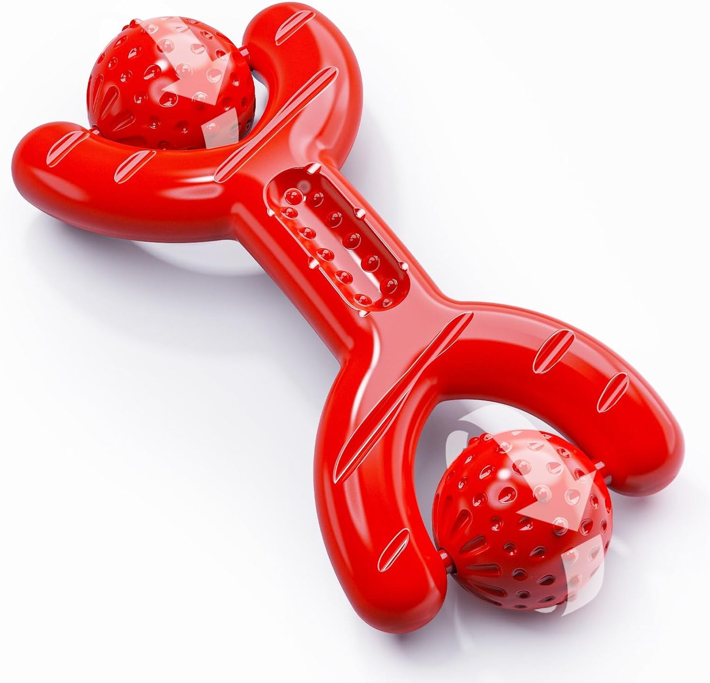 Indestructible Dog Toys for Aggressive Chewers - Heavy-Duty Chew Bones with Real Vanilla Flavor, Interactive & Durable Toys for Medium/Large Dogs to Relieve Boredom