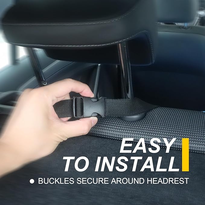 Back Seat Cover for Car Trucks Van SUV,Waterproof Rear Bench Towel Seat Covers for Dogs and Kids,Automotive Backseat Protector (Black)