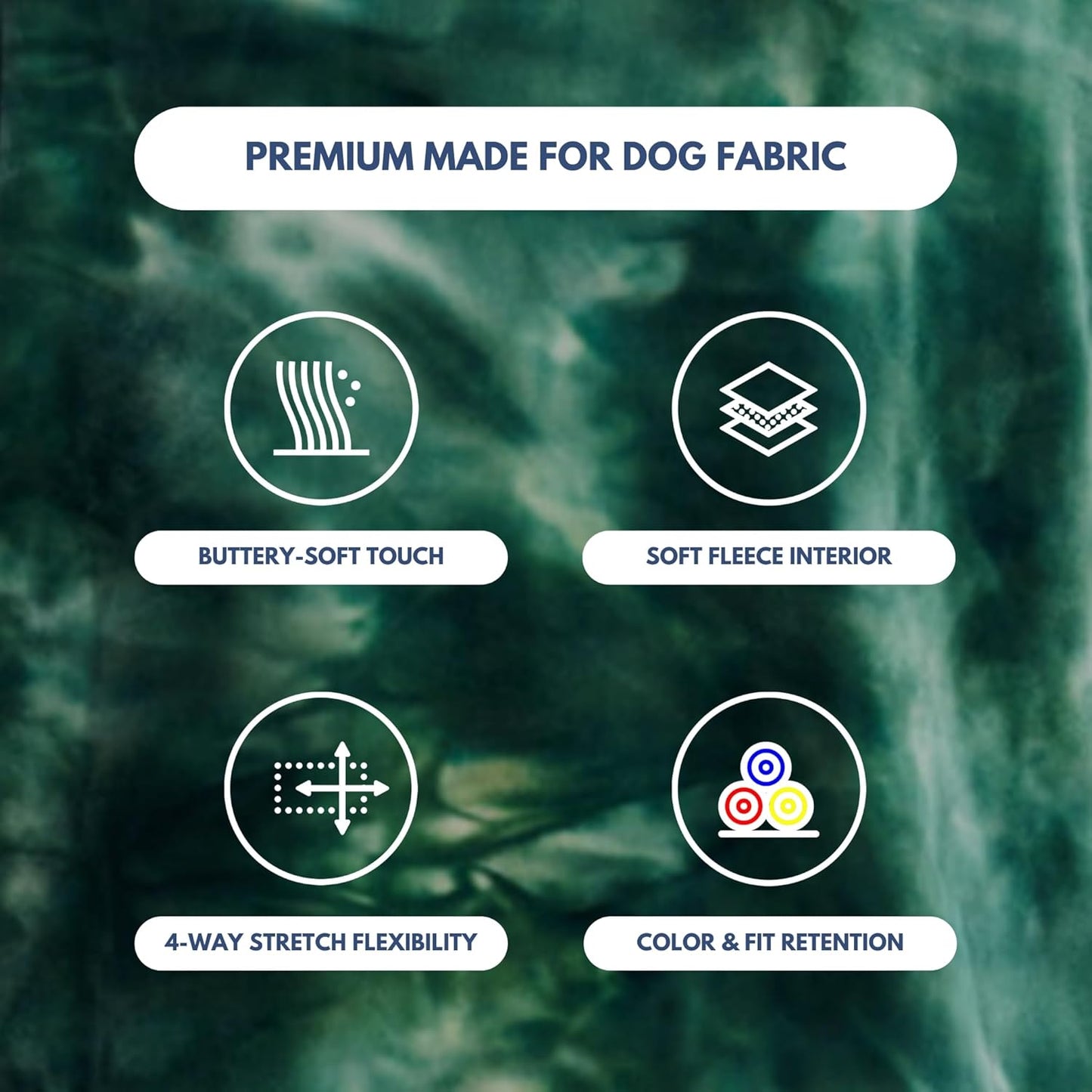 Spark Paws Dog Hoodie – Premium Dog Sweater for Small, Medium, and Large Dogs | Warm Outfits for French Bulldogs, Pitbull, Puppy, Winter Jacket Alternative - Green Skydye, 5XL