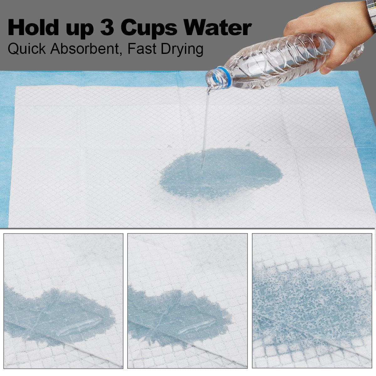 Petfamily Super-Absorbent Dog Training Potty Pee Pads Puppy Piddle Pads (100-Count)