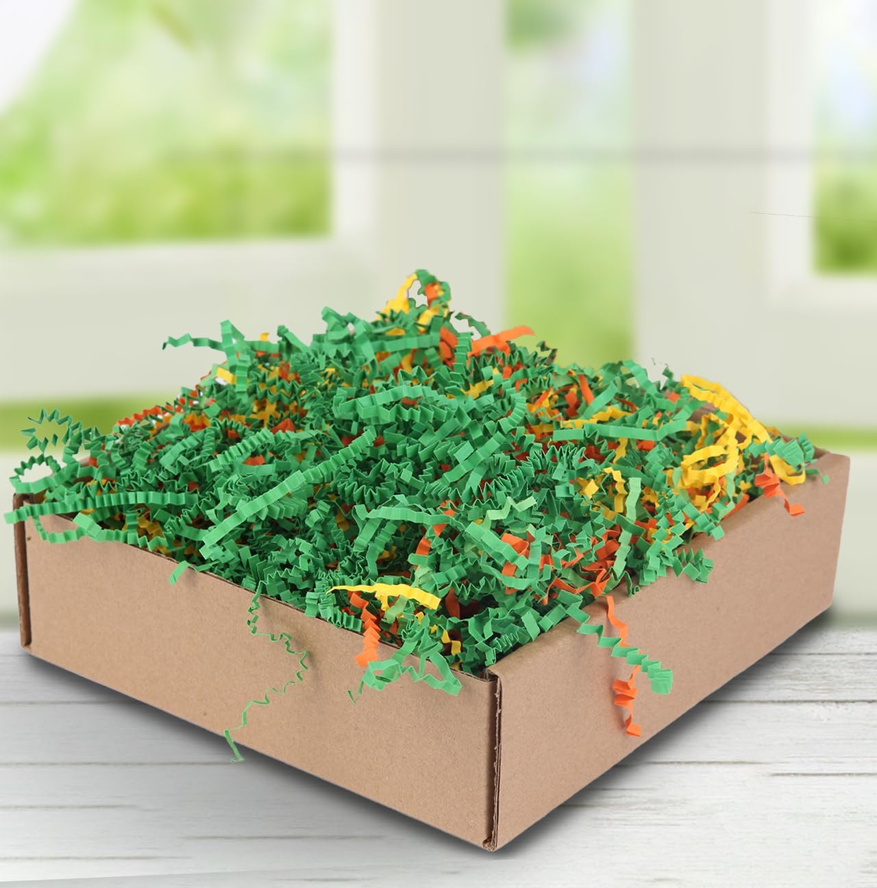 Kyouki Crinkle Paper Bird Toys, for Small Parrots, Parakeets, Cockatiels, Lovebirds, Conures, Budgies, Finches, Canaries – Fun Chewable & Shreddable Toy with Colorful Crinkle (Wrinkled Paper)