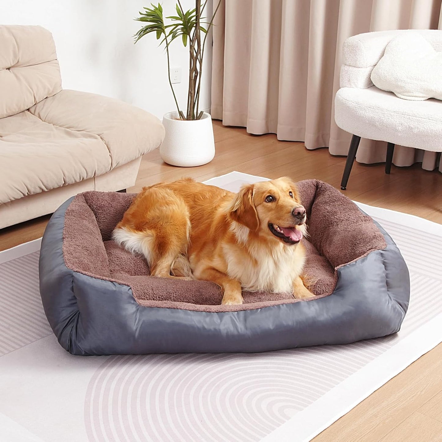 Large Dog Beds, Pet Bed for Large Dogs, Comfortable Dog Bed Machine Washable Up to 30/50/90/100lbs