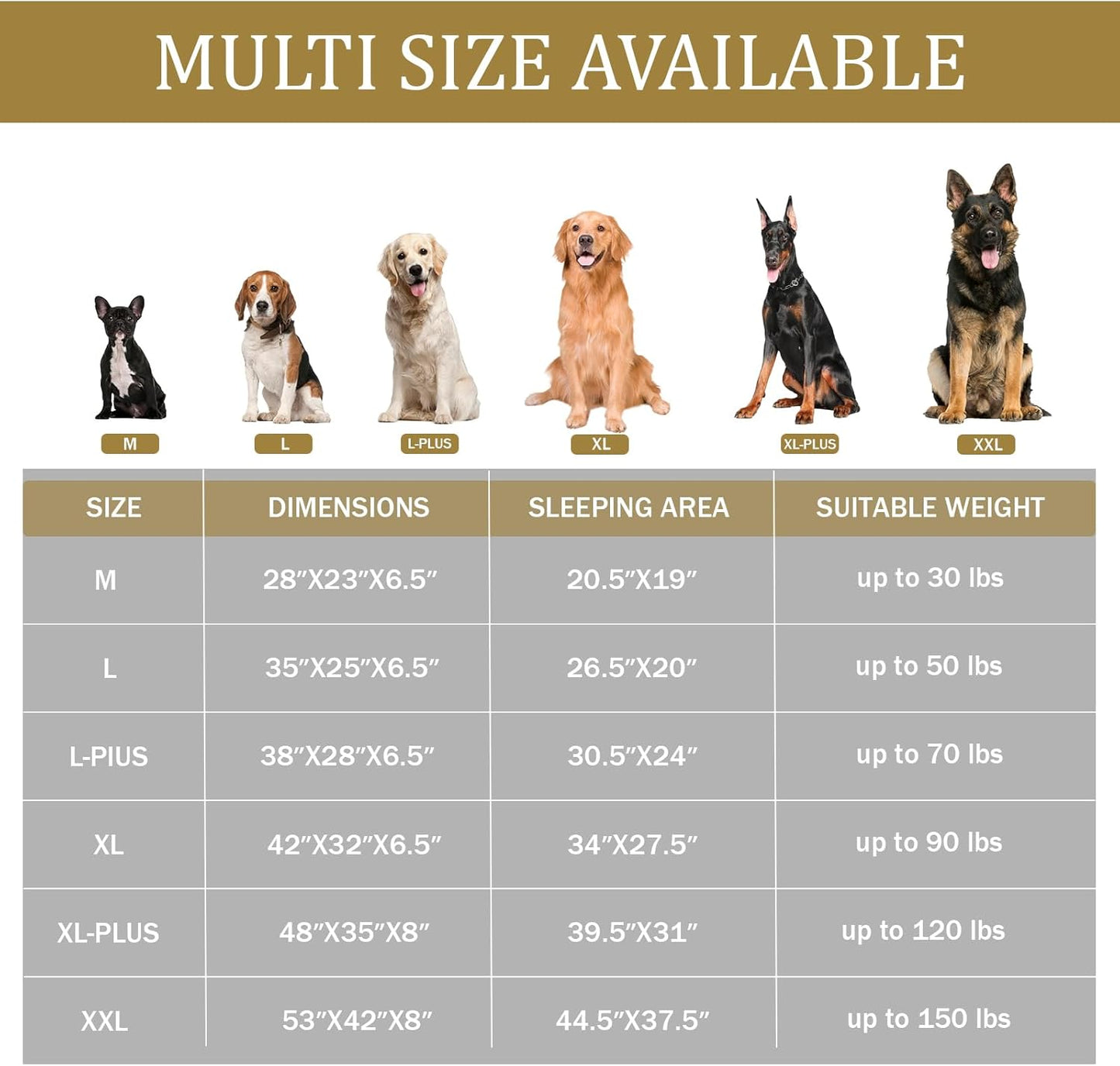 Bedfolks Orthopedic Dog Bed, Waterproof Dog Sofa Bed for Medium Dogs, Egg Foam Pet Couch Bed with Removable Washable Cover and Nonslip Bottom, Brown