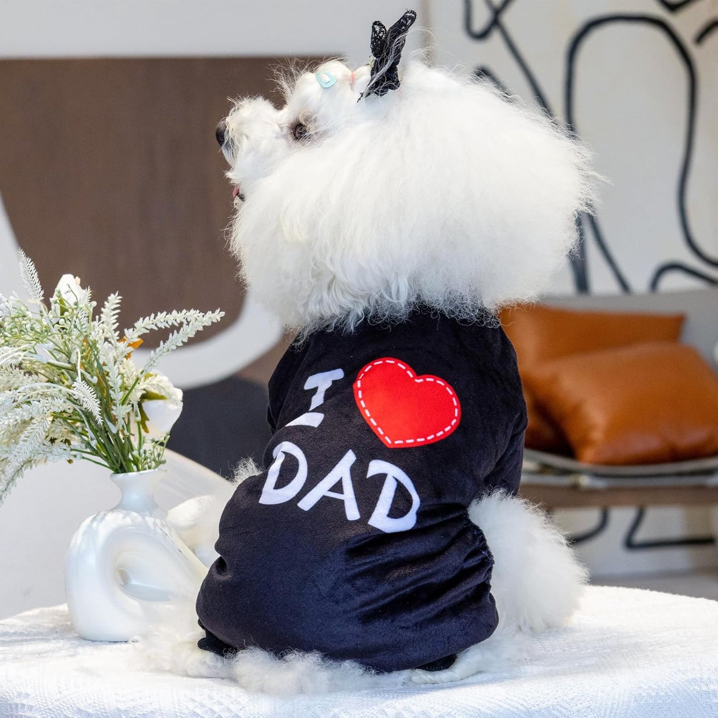 CuteBone Dog Halloween Pajamas Puppy Onesies Small Dogs Soft Pjs Coat Cat Apparel Comfy Pet Christmas Clothes Outfit Doggie Bodysuit P296M