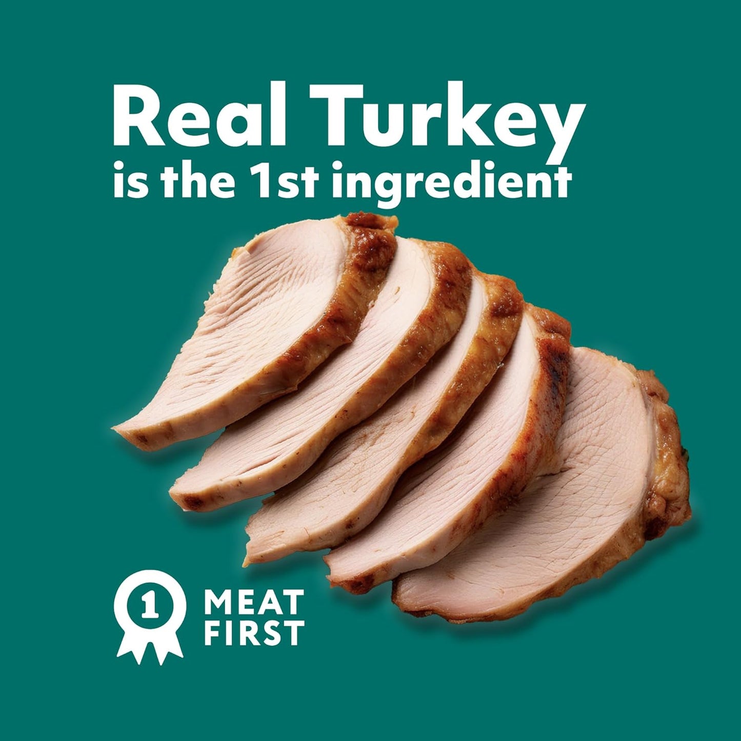 Optimeal Natural Dry Cat Food for Adult Cats - Proudly Ukrainian - Tasty and Nutritional Cat Food Dry Recipe with Immunity Support for Healthy Felines (3.3 lbs, Turkey & Barley)