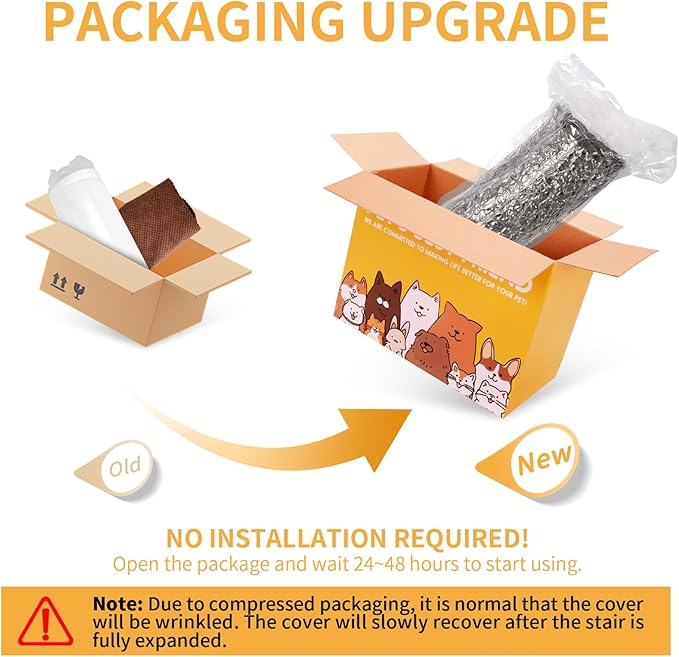 Topmart High Density Foam Pet Steps 2 Tiers,11.8" High,Non-Slip Dog Stairs & Ramp,Soft Foam Dog Ladder,Best for Injured,Older Cats,Pets with Joint Pain,Suitable for Low Sofas,Stairs,Lower Place