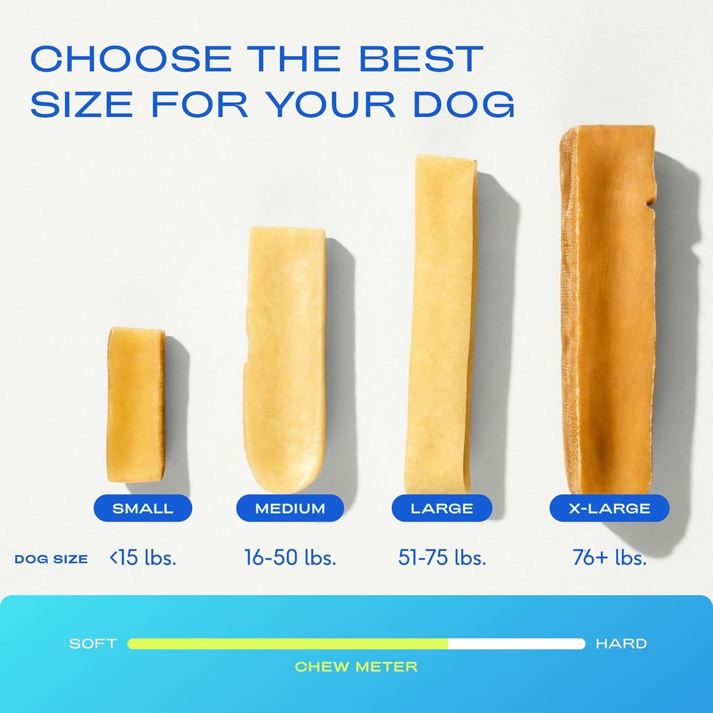 Native Pet Yak Cheese Himalayan Dog Chews - Long Lasting Dental Sticks for Large Breeds – 100% All Natural Himalayan Yak Chews for Large Dogs – Cheese Bone for Aggressive Chewers - 3 Per Pack