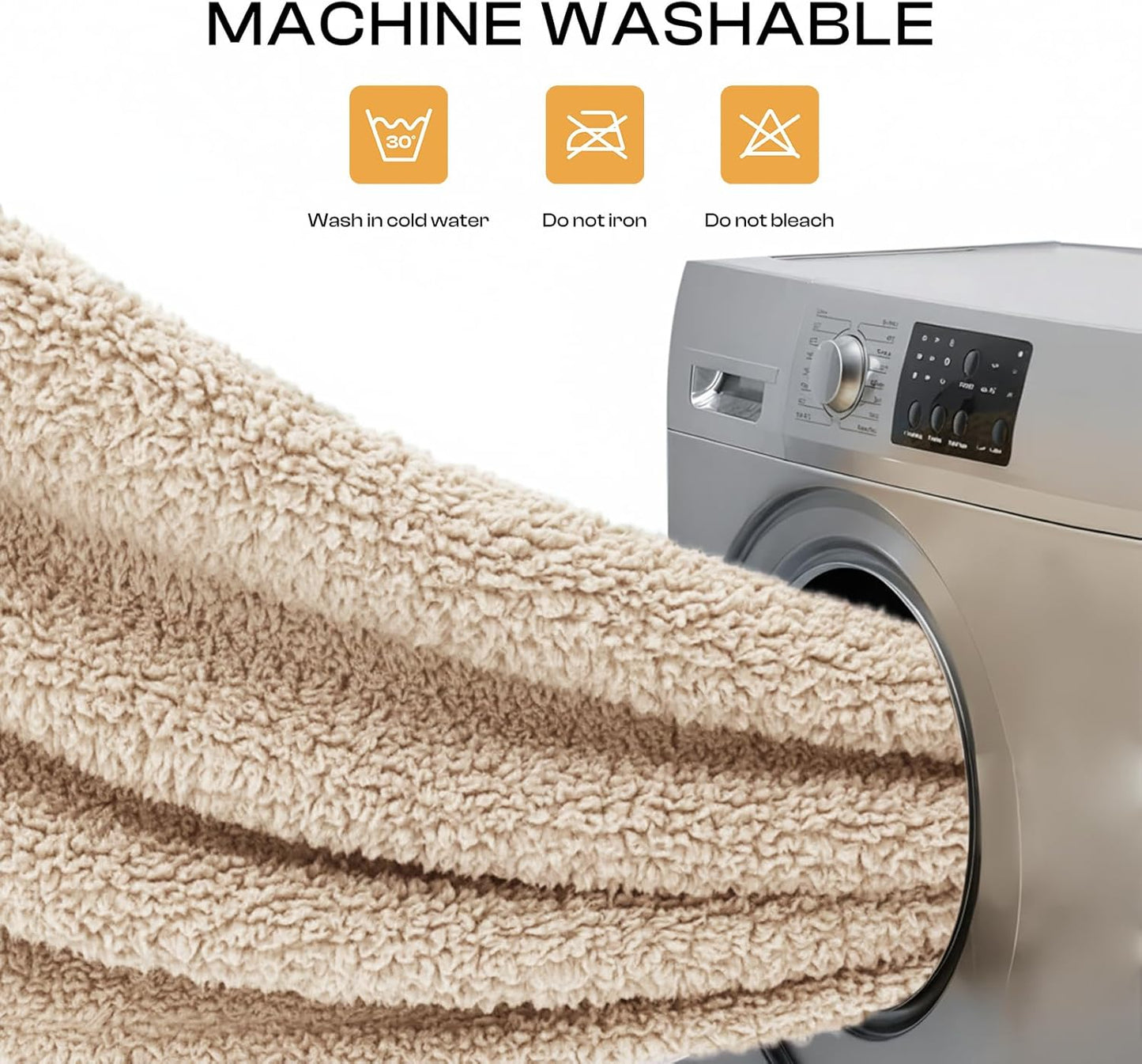 Luciphia 1 Pack 3 Calming Dog Blanket Fluffy Premium Fleece Pet Blankets Soft Sherpa Throw for Dogs Puppy Cat Grey/Beige/HazeBlue Medium (30" x20")